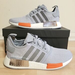 Adidas NASA NMD R1 Men's Light Gray Sneakers Sz 7
